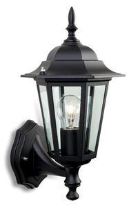 Firstlight E100BK Panel Uplight Wall Lantern In Black