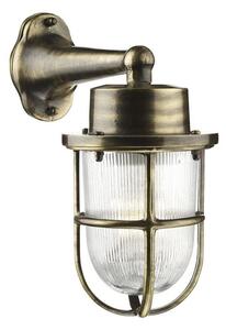 David Hunt Lighting HAR1575 Harbour 1 Light Wall Light In Antique Brass