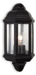 Firstlight 8655BK Park 1 Light Wall Light In Black Resin