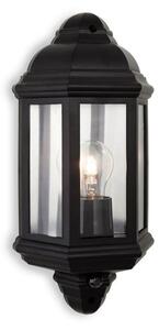 Firstlight 8656BK Park 1 Light Wall Light With PIR In Black