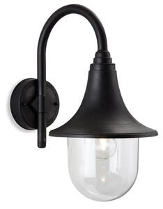 Firstlight 8660BK Astra Downlight Wall Lantern In Black Resin