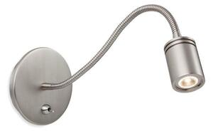 Firstlight 8607BN Ritz LED 1 Light Wall Light In Brushed Nickel