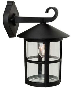 Firstlight 2356BK Stratford 1 Light Downlight Wall Lantern In Black
