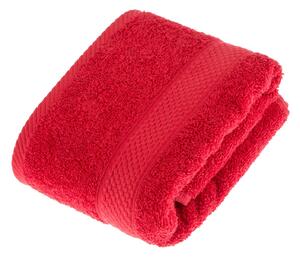 Homescapes Red Hand Towel 100 % Turkish Cotton