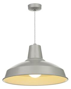 David Hunt Lighting REC0199 Reclamation 1 Light Powder Grey Ceiling Pendant