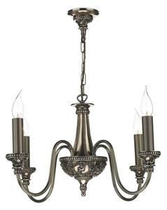 David Hunt Lighting BAI0463 Bailey 4 Light Bronze Ceiling Pendant
