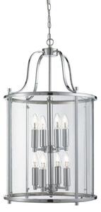 Searchlight 3068-8CC 8 Light Victorian Lantern Ceiling Pendant Light In Chrome