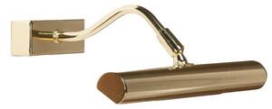 Polished Brass Slimline Adjustable Picture Light 28CM - LED Compatible