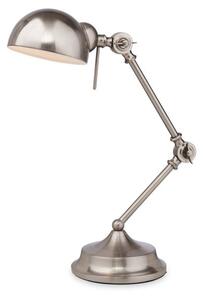 Firstlight 2305BS Beau Adjustable Table Lamp in Brushed Steel