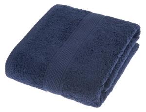 Homescapes Navy Blue Bath Towel 100% Turkish Cotton