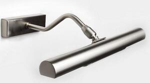 Satin Silver Slimline Adjustable Picture Light 28CM - LED Compatible