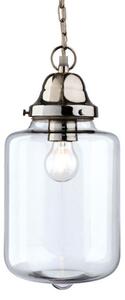 Firstlight 2348CH Craft Chrome and Glass Ceiling Pendant Light