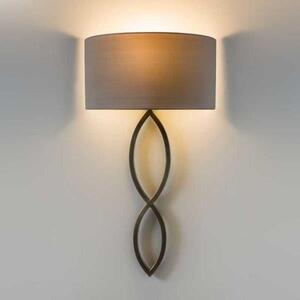 Astro 1349010, 5026001Caserta Wall Light in Bronze with White Shade
