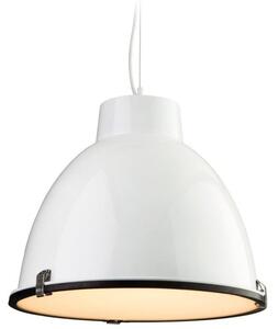 Firstlight 8621WH Manhattan 1 Light Ceiling Pendant in White Finish