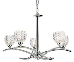 Firstlight 8617CH Maple 5 Light Polished Chrome Ceiling Light
