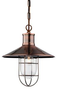 Firstlight 2306AC Crescent 1 Light Ceiling Lantern in Antique Copper