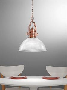 PH113/955 Charter Antique Copper Pendant Ceiling Light