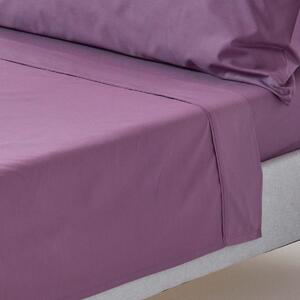 Grape Egyptian Cotton Flat Sheet 200 Thread Count, Super King Size