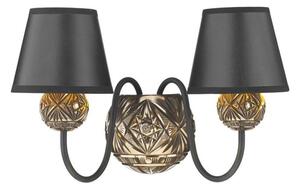 David Hunt Lighting NOV0963 + HID06 Novella Wall Light with Black Shades