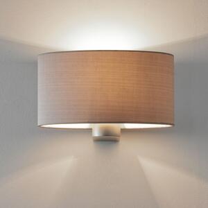 Astro 1185001 + 5014003 Napoli Wall Light in MAtt Nickel c/w Oyster Shade
