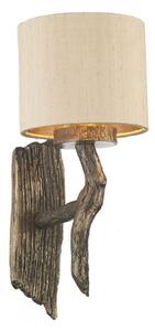 David Hunt Lighting JOS0799 Joshua Wall Light with Taupe Shade