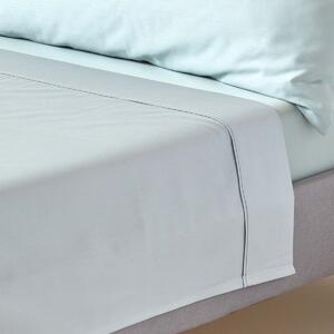 Duck Egg Blue Organic Cotton Flat Sheet 400 Thread count, Super King