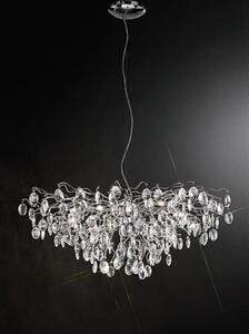 F2326/15 Chrome 15 Light Crystal Ceiling Light