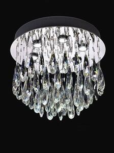 F2321/6 Chrome 6 Light LED Crystal Ceiling Light