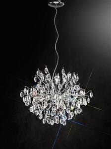 F2326/12 Chrome 12 Light Crystal Ceiling Light