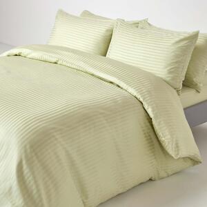 Sage Green Egyptian Cotton Single Duvet Cover with One Pillowcase, 330 TC