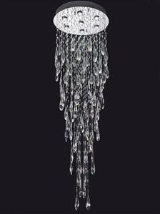 F2320/7 Chrome 7 Light LED Crystal Ceiling Light