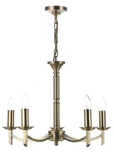 Dar AMB0575 Ambassador 5 Light Dual Mount Ceiling Pendant