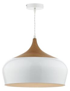 Dar GAU8602 Gaucho Large Ceiling Pendant Metal and Wood