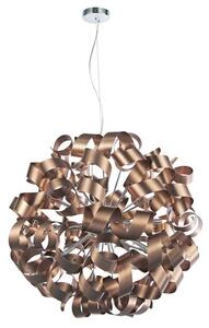 Dar RAW1264 Rawley 12 Light Satin Copper Ceiling Pendant