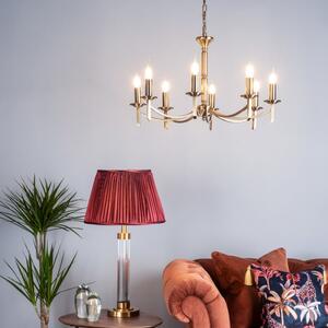 Dar AMB0875 Ambassador 8 Light Dual Mount Ceiling Pendant