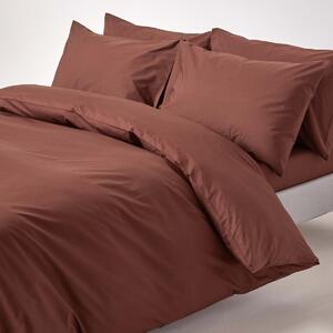 Chocolate Egyptian Cotton Single Duvet Cover with One Pillowcase, 200 TC