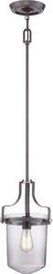 QZ/PENNSTAT/S WT Western Bronze Penn Station Small Ceiling Pendant Light