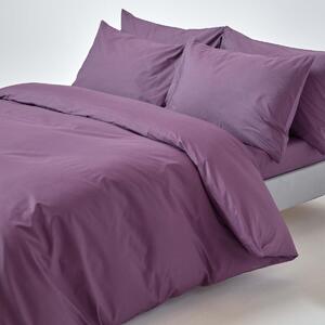 Grape Egyptian Cotton Single Duvet Cover with One Pillowcase, 200 TC