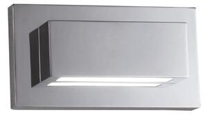 Searchlight 1752CC 2 LED Oblong Wall Light In Chrome With Up And Down Light