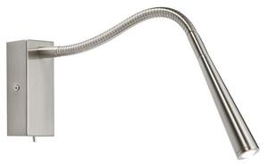 Saxby 50606 Madison Task Wall Light in Brushed Chrome Finish
