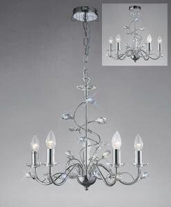 Diyas IL31215 Willow Ceiling Pendant Light in Polished Chrome