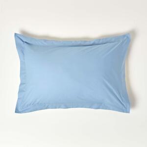 Homescapes Blue Egyptian Cotton Oxford Pillowcase 200 TC