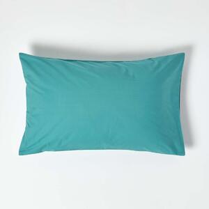 Homescapes Teal Egyptian Cotton Housewife Pillowcase 200 TC