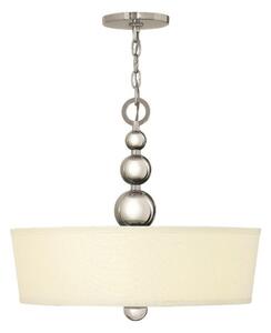 HK/ZELDA/P/B PN Polished Nickel Zelda Pendant Chandelier with Shade