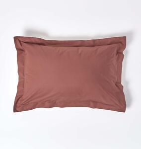 Homescapes Chocolate Egyptian Cotton Oxford Pillowcase 200 TC