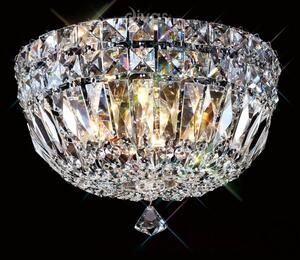 Diyas IL31481 Georgina 4 Light Crystal Ceiling Flush Light