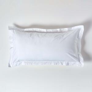 Homescapes White Egyptian Cotton Oxford Pillowcase 200 TC, King Size