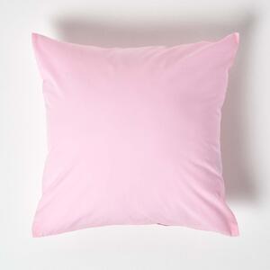 Pink European Egyptian Cotton Pillowcase 200 TC, 40 x 40 cm