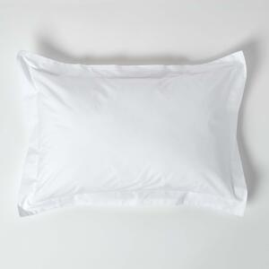 White Egyptian Cotton Oxford Pillowcase 200 TC, Standard Size