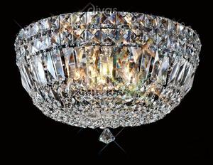 Diyas IL31480 Georgina 3 Light Crystal Ceiling Flush Light